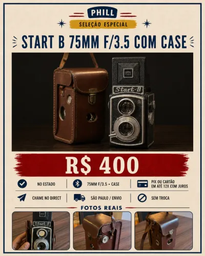 START B 75MM F/3.5 COM CASE