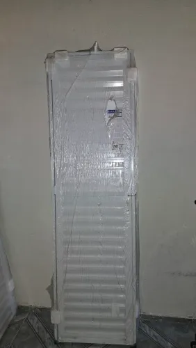 Porta de Alumínio Líder 210x60cm Veneziana Total Branca ? Nova