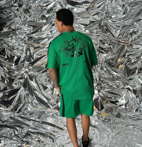 Camisa oversised duck goden