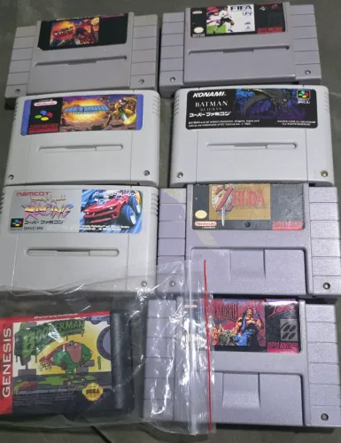 Lote jogos super nintendo