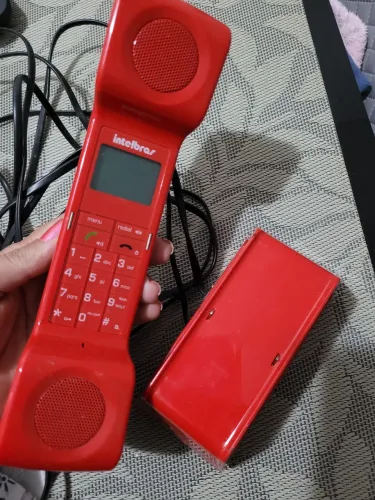 Telefone sem fio antigo intelbras 