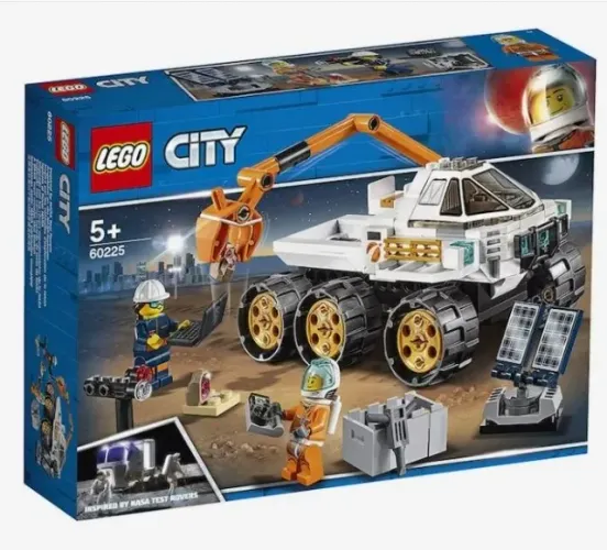 lego city. veículo de teste lunar. 202 peças! completo! original. (mod. 60225)