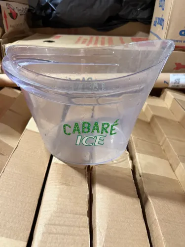 Balde de Gelo Cabaré Ice Transparente Novo