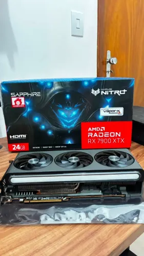 Placa de Vídeo Sapphire Nitro+ AMD Radeon RX 7900 XTX Vapor-X, 24GB, GDDR6, FSR, RT