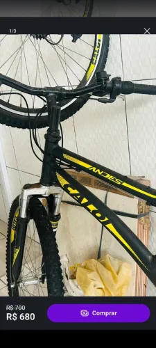 Bicicleta Caloi usada