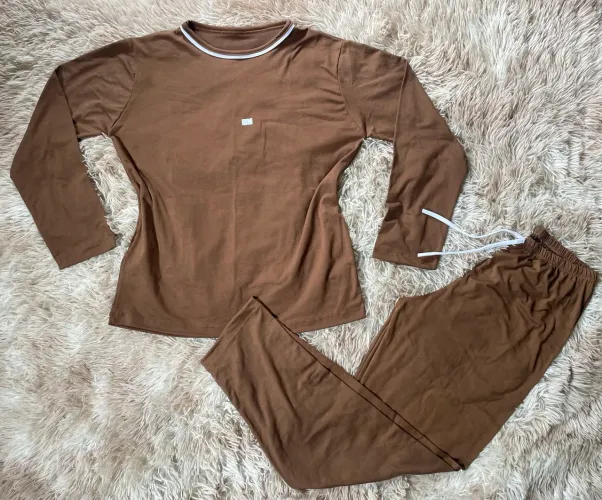 Pijama Suede Marrom