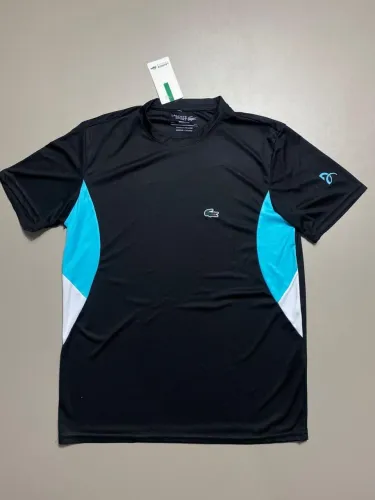 Camiseta Djokovic Ultra Dry Preta/Azul