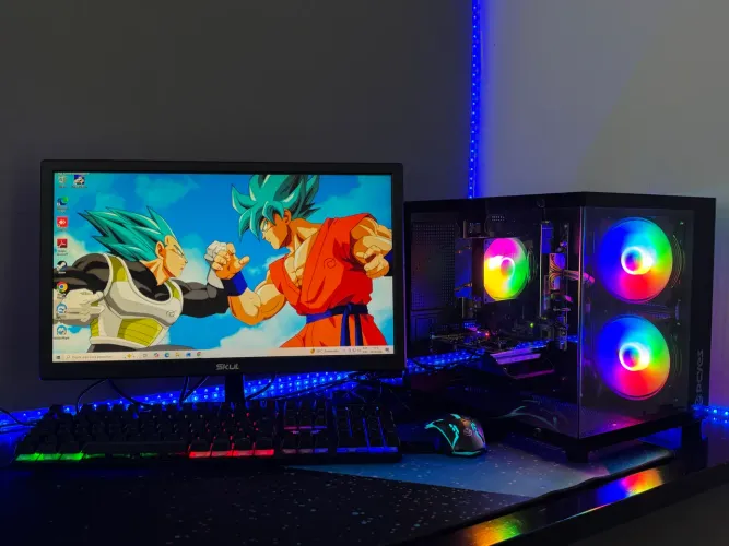 PC GAMER COMPLETO COM PLACA DE VÍDEO  R$1.649 PIX - HOJE - FOTO REAL