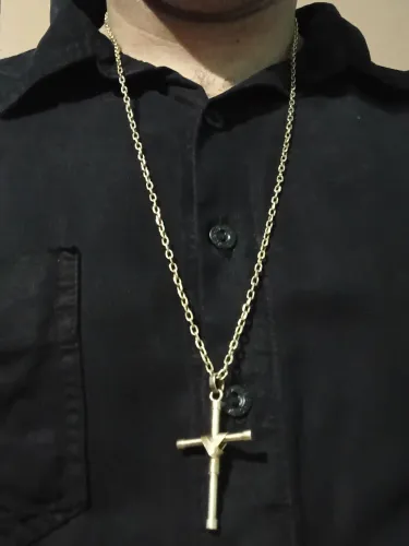 Corrente de ouro maciça 18k 32 grama *