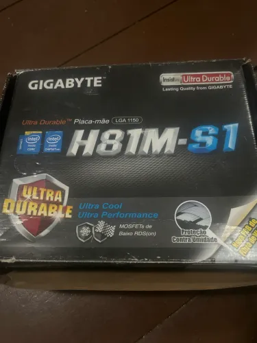 Placa Mãe Gigabyte LGA 1150 H81M-S1 Ultra Durable