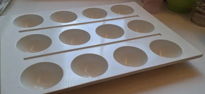 Forma molde meia esfera para sobremesa luna