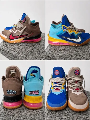 Nike Lebron 18 Low Wile E Vs Roadrunner