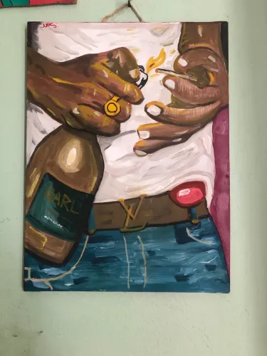 Quadro decorativo autoral Afro Style a venda