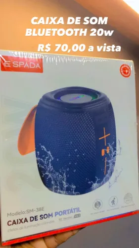 Caixa de som Bluetooth 20w