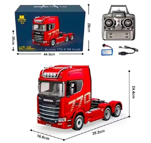 Caminhão Scania 770s Com Controle Remoto escala1:18