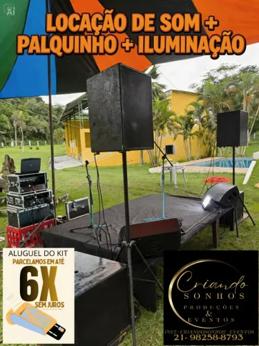 LOCAÇÃO DE SOM & PALCO