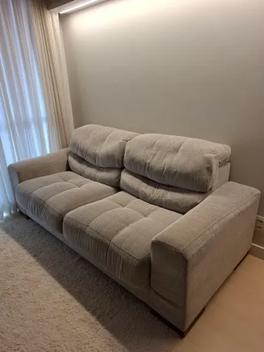 Sofá com chaise - ótimo estado