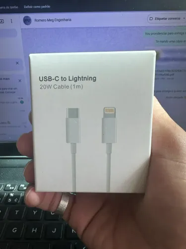 Cabo iPhone Cabo Lightning / USB-C para iPhone - 1 Metro