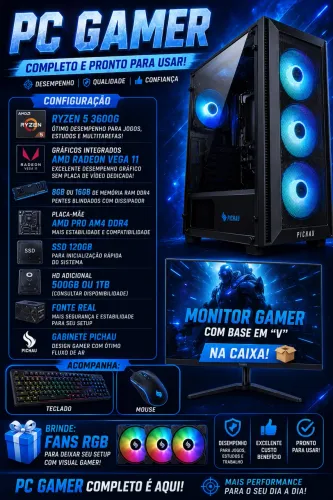 PC GAMER RYZEN PROMOÇAO