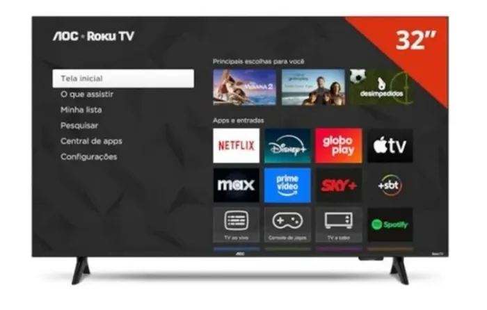 Smart TV LCD LED AOC 32" HD