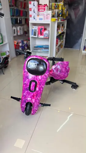 Triciclo drift elétrico 8 polegadas Bluetooth