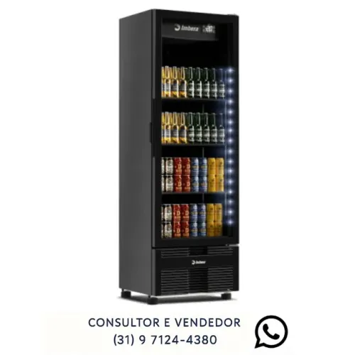 Cervejeira 565L Imbera Porta de Vidro