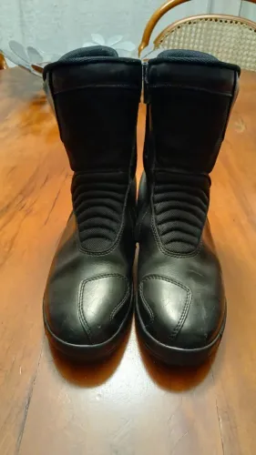 bota impermeável motociclista xpd feminina couro preta 38