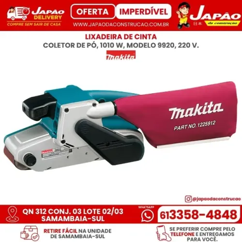 LIXADEIRA DE CINTA C/ COLETOR DE PO 1010W 9920 220V