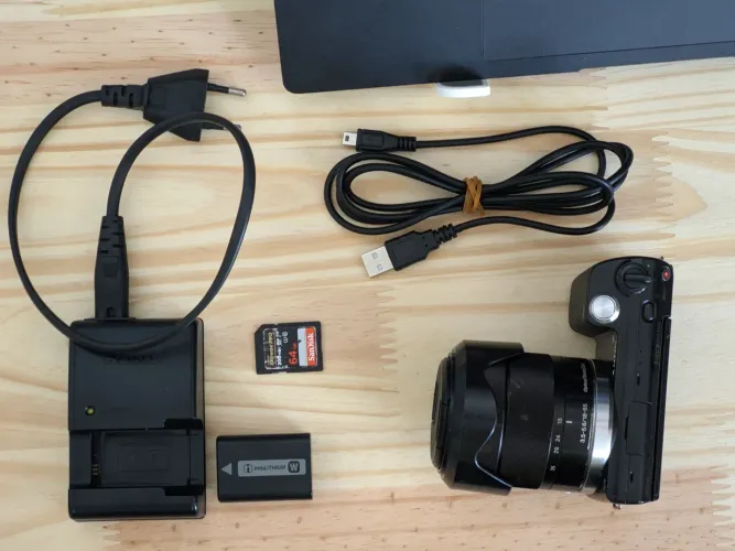 Sony nex 5, lente 18-55mm 3,5-5,6
