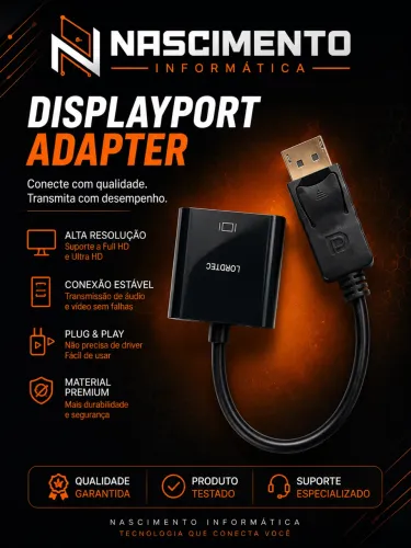 Conversor DisplayPort para vga