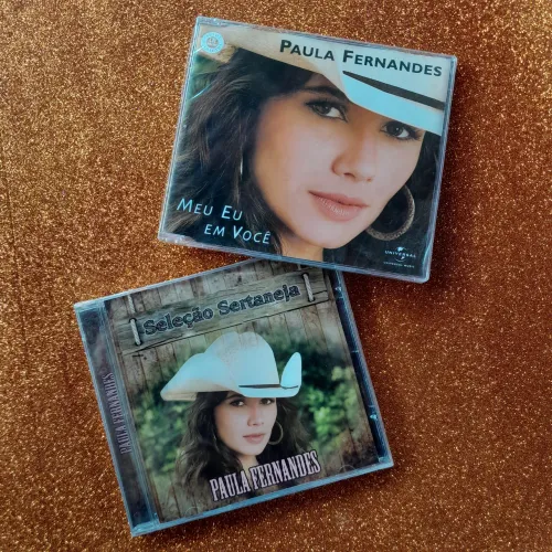 Cd Paula Fernandes Seleção Sertaneja e CD Single Meu Eu Em Vc