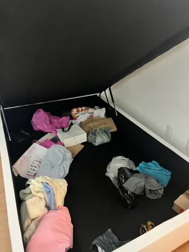 Cama Box Baú Viúva Branca + Colchão Espuma D45 - Probel - Guarda-Costas ProForce