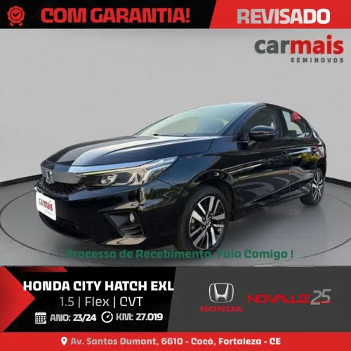 Honda City Hatchback EXL 1.5 Flex 16V Aut. 2024