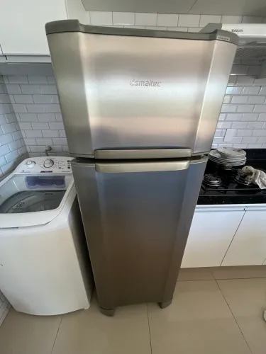 Geladeira esmalte inox