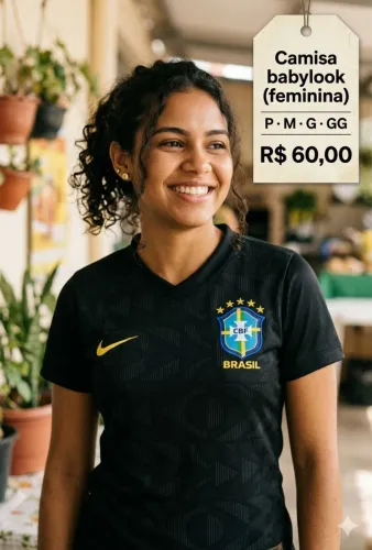 Camisas da seleção feminina