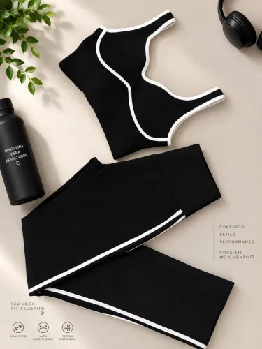 Conjunto de treino (Top + Calça)