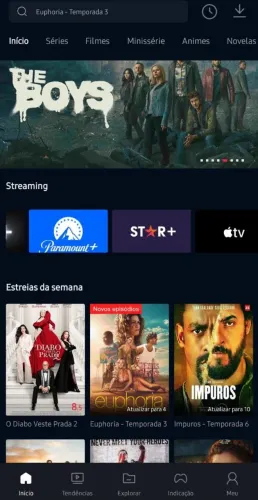 Aplicativo de Filmes e Série (Android)