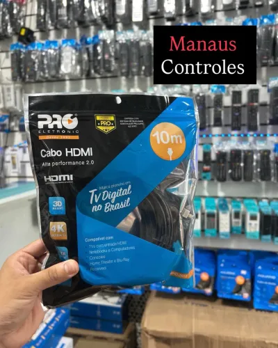 Cabo Hdmi de 10 Metros - Versão 2.0v