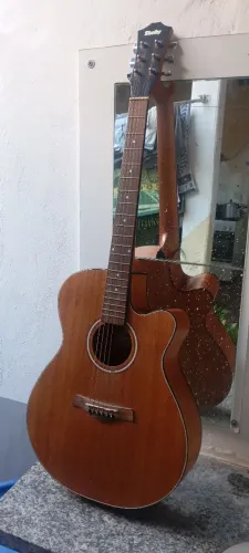 Violão Elétrico shellby SGA-196C STNT Fosco aço.