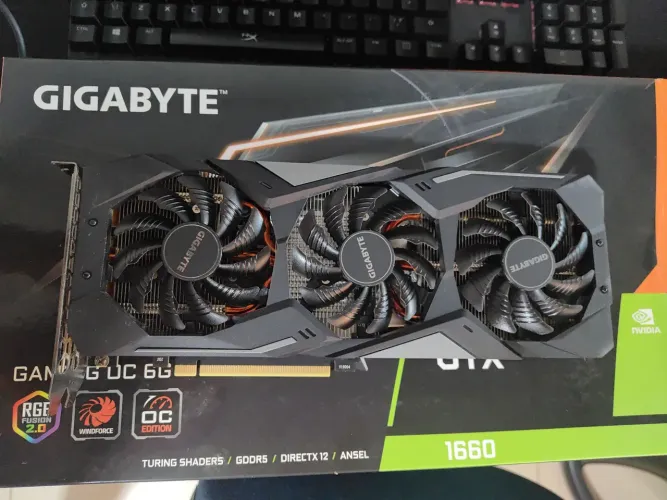 Placa de vídeo geforce GTX 1660 gaming o 6gb
