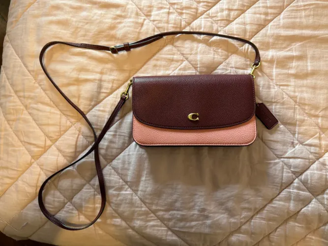 Bolsa Coach Vinho Crossbody