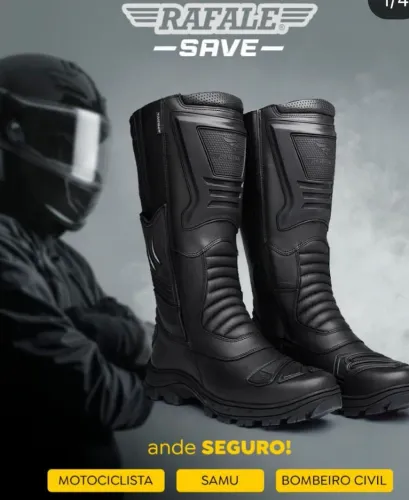Bota Resgate Cano Longo Save 4046 da marca Rafale.