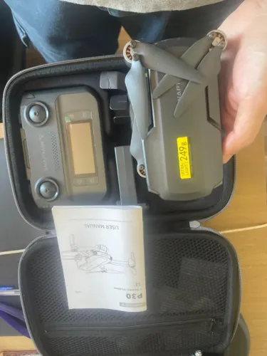 Drone Snaptain P30 4k Gps Com Controle Remoto Cinza