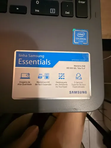 Notebook samsung essential