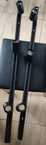 Trilho com lâmpadas
