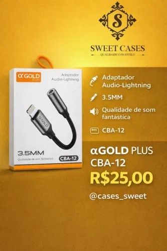 Adaptador Audio-Lightning a?Gold CBA-12