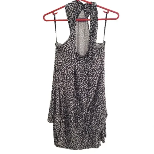 Vestido Maria Filó Original Preto Branco Estampado Tamanho P