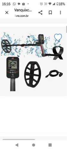 Detector de metais minelab vanquixch 360