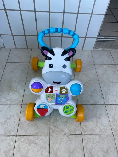 ? Andador Fisher-Price Apoiador Zebra - Com Caixa - Ótimo Estado