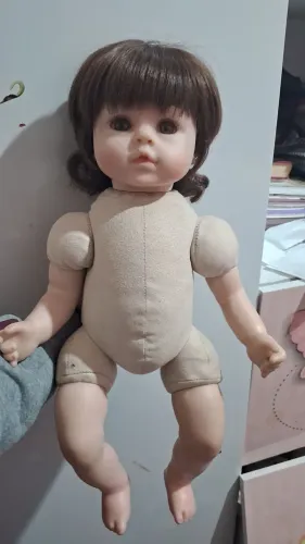 Bebê reborn de pano, feita a mão artesanal!